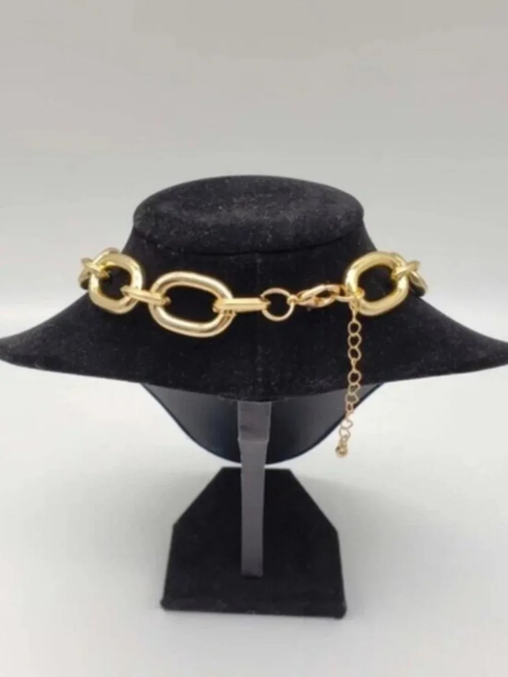 Gold-Plated Necklace with Authentic Louis Vuitton Padlock